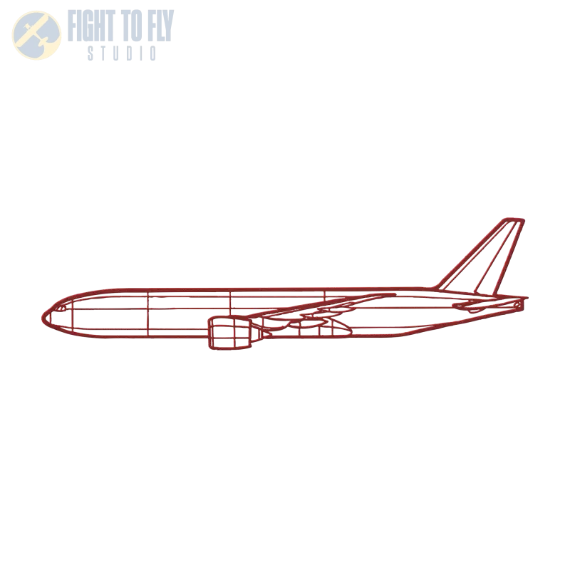 777F Die Cut Wall Art - Metal Sign - Pilot gifts - WWII warbird t-shirt