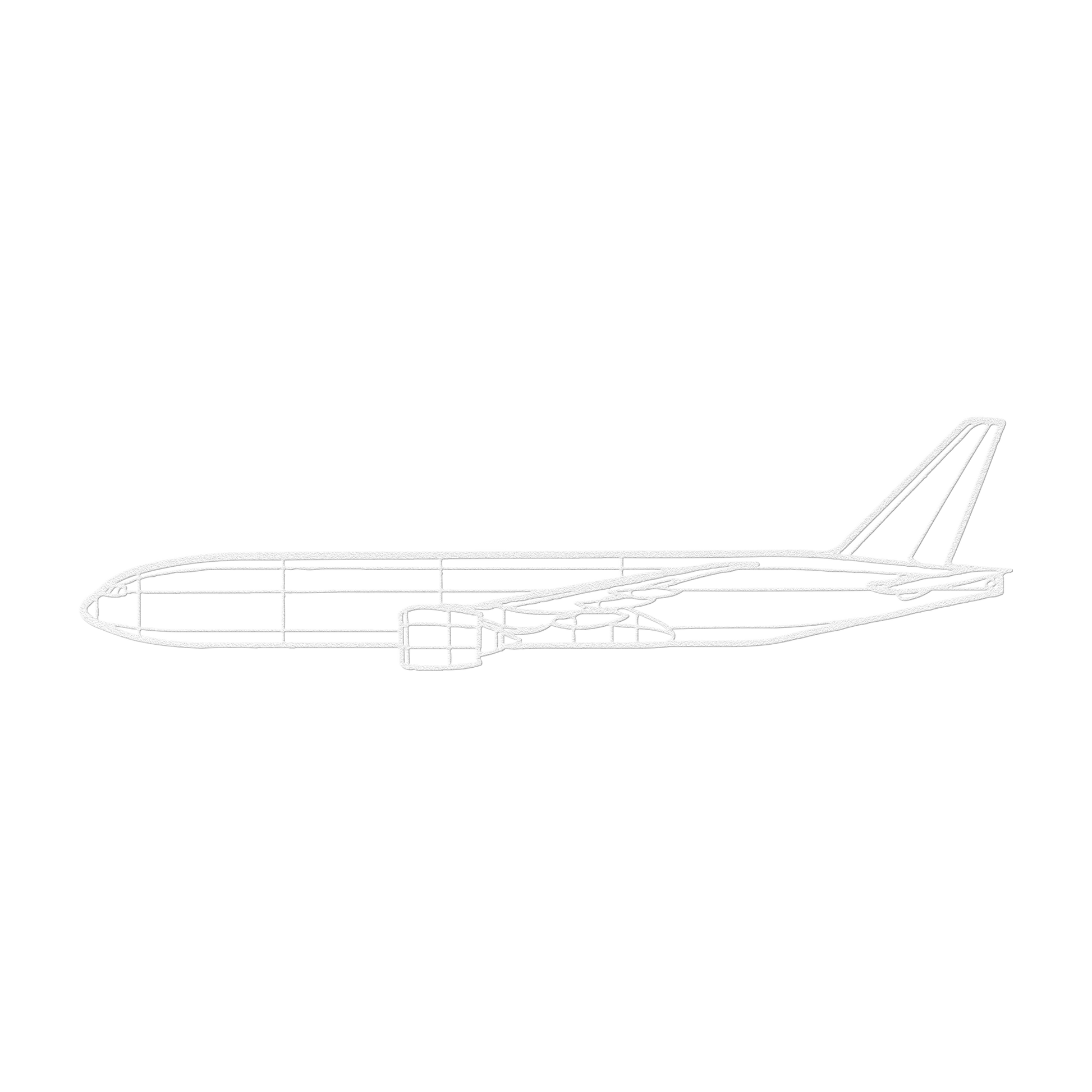 777F Die Cut Wall Art - Metal Sign - Gifts for pilots - Aviation apparel
