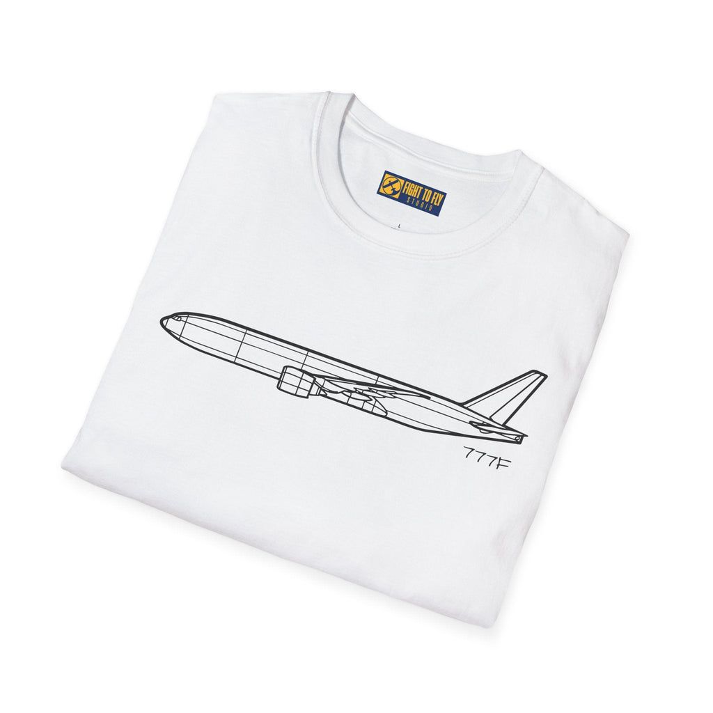 777F T-Shirt – 777 Freighter Heavy Lift Jet Aviation Tee - Gifts for pilots - apparel