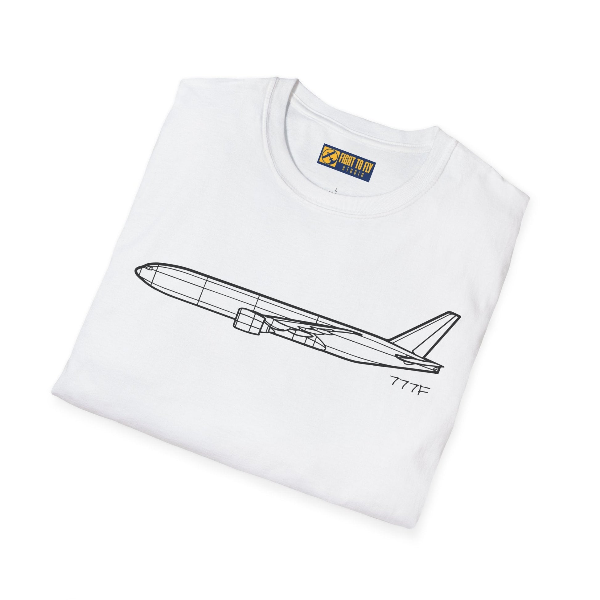 777F T-Shirt – 777 Freighter Heavy Lift Jet Aviation Tee - Gifts for pilots - apparel