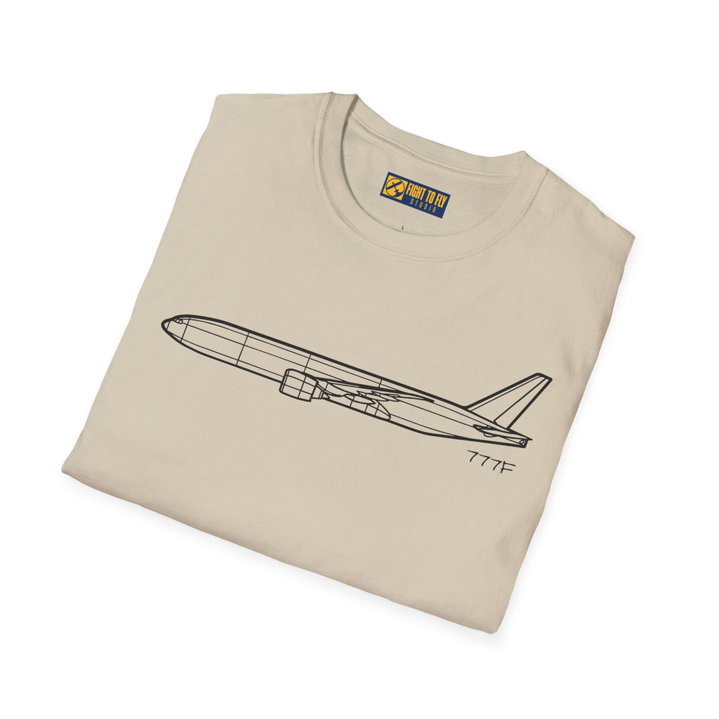 777F T-Shirt – 777 Freighter Heavy Lift Jet Aviation Tee - Gifts for pilots - apparel