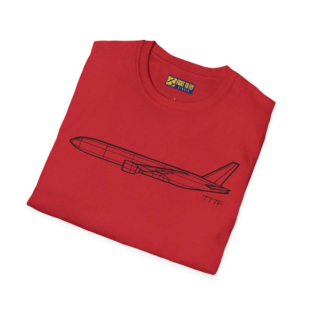777F T-Shirt – 777 Freighter Heavy Lift Jet Aviation Tee - Gifts for pilots - apparel
