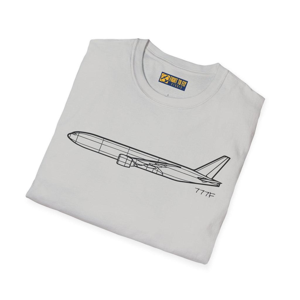777F T-Shirt – 777 Freighter Heavy Lift Jet Aviation Tee - Gifts for pilots - apparel