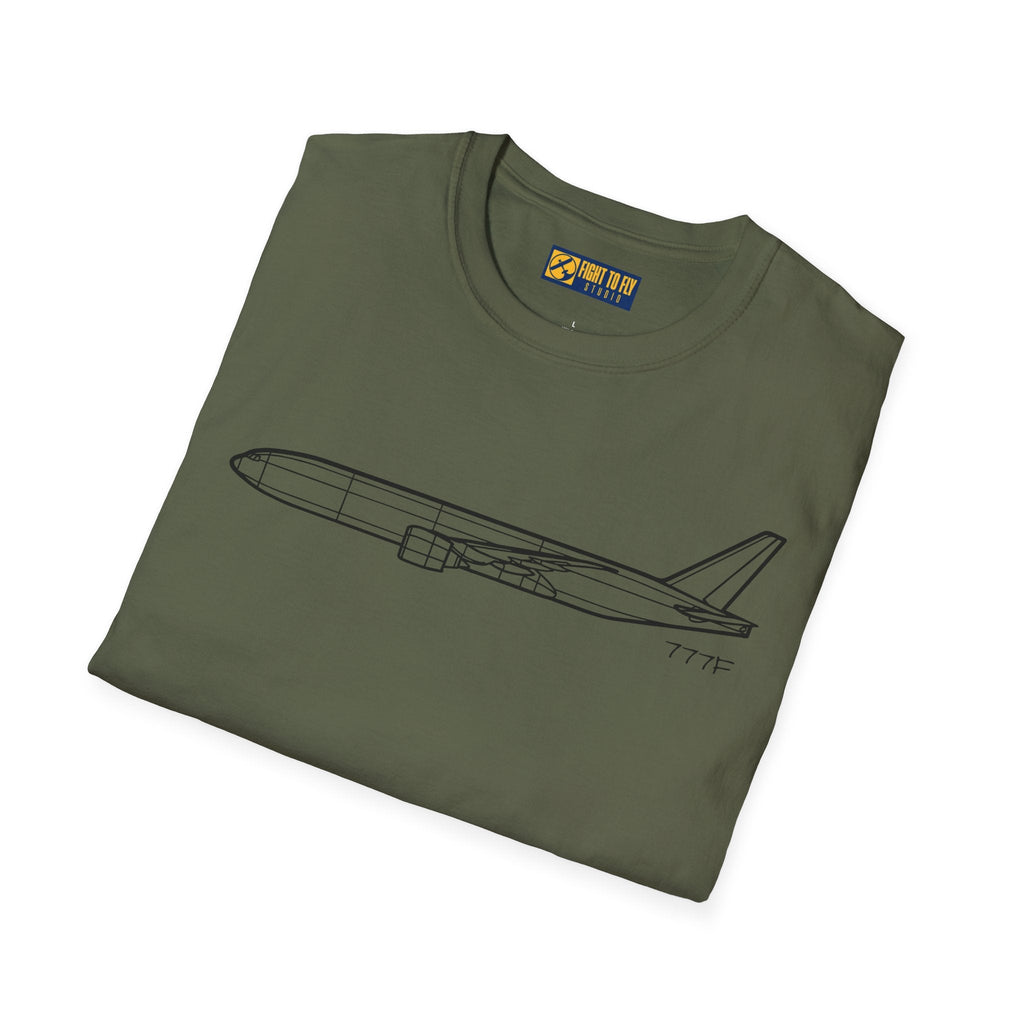 777F T-Shirt – 777 Freighter Heavy Lift Jet Aviation Tee - Gifts for pilots - apparel