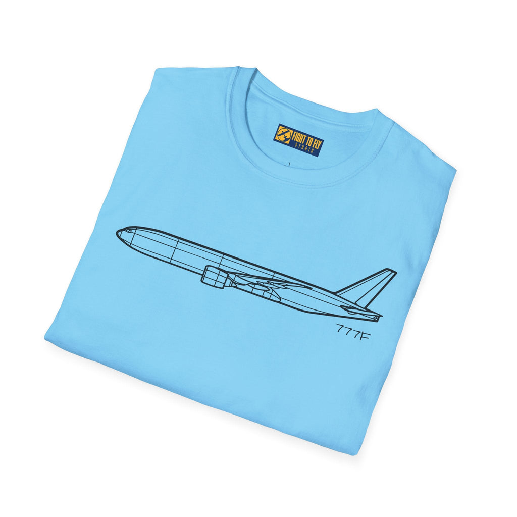 777F T-Shirt – 777 Freighter Heavy Lift Jet Aviation Tee - Gifts for pilots - apparel