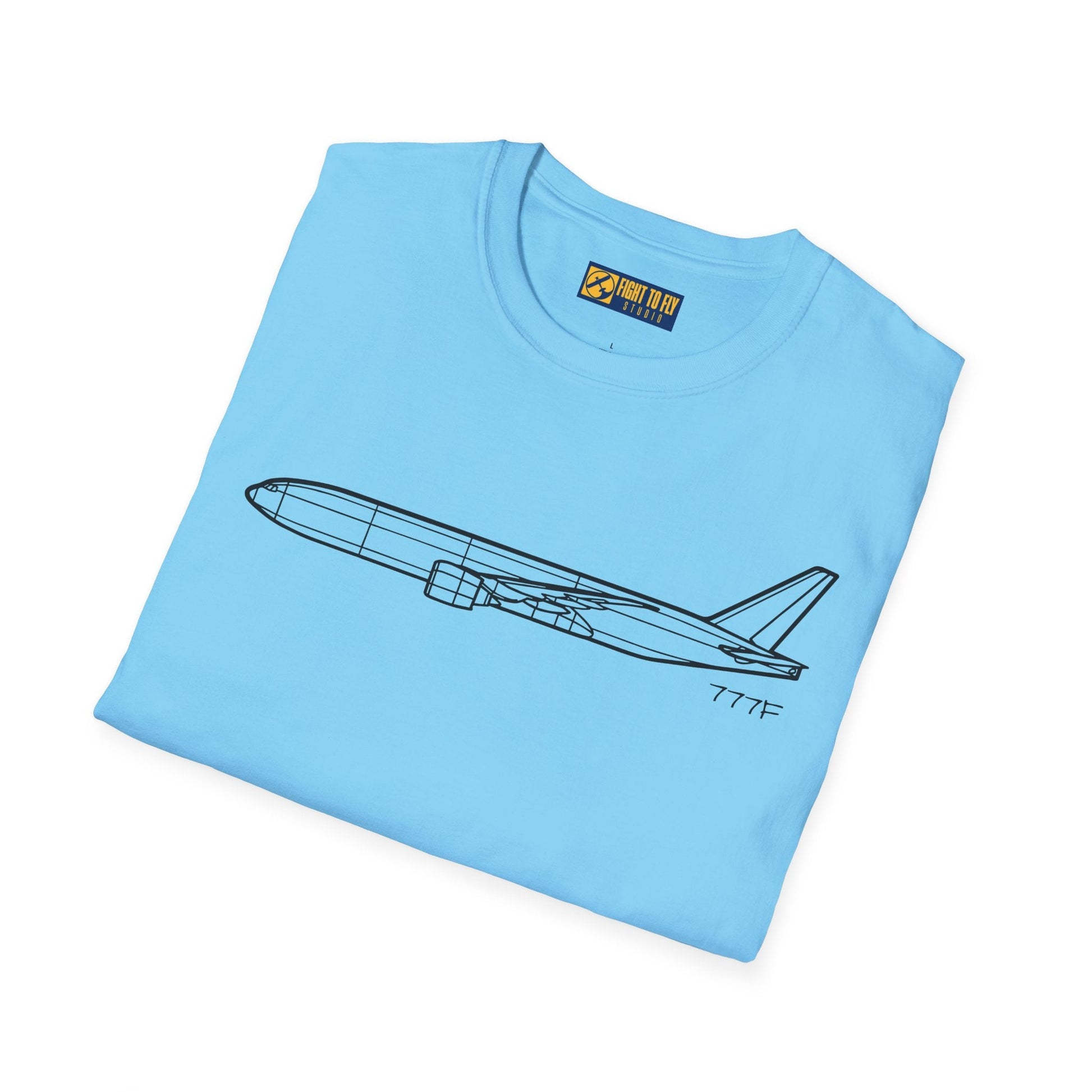777F T-Shirt – 777 Freighter Heavy Lift Jet Aviation Tee - Gifts for pilots - apparel