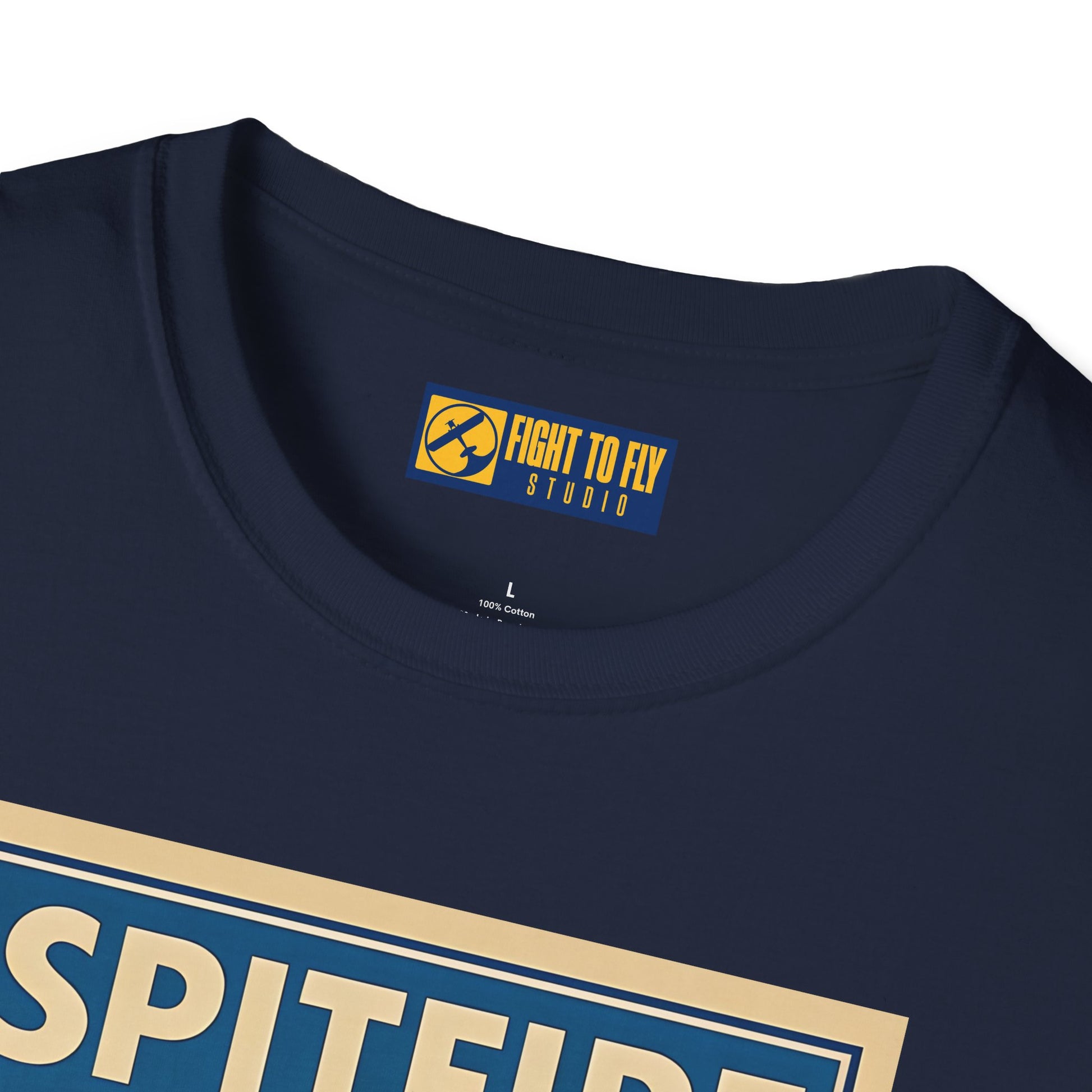 Spitfire Premium T-Shirt – British WWII Fighter Full Graphic Aviation Tee - Pilot gifts - warbird t-shirt