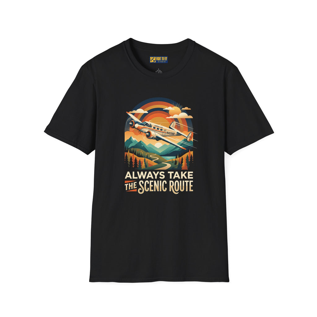 Always Take the Scenic Route Electra Jr Tee