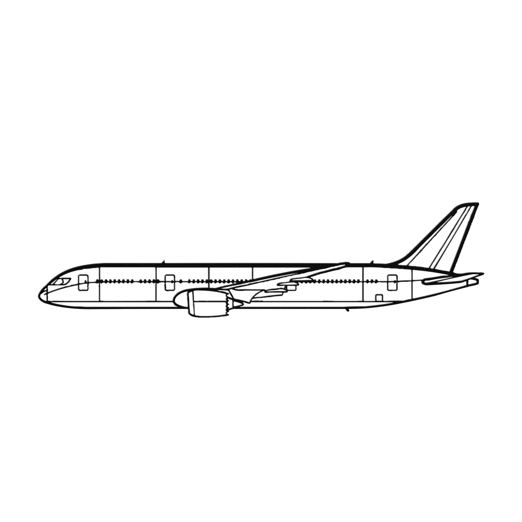 787 Die Cut Metal Wall Art - Sign - Gifts for pilots - Aviation apparel