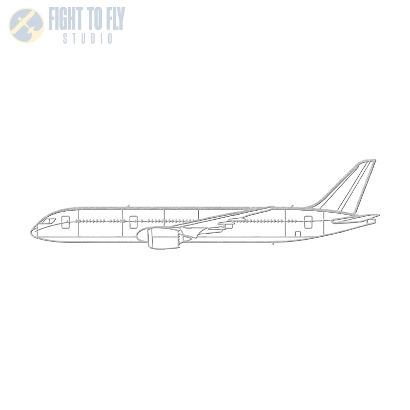 787 Die Cut Metal Wall Art - Sign - Pilot gifts - WWII warbird t-shirt