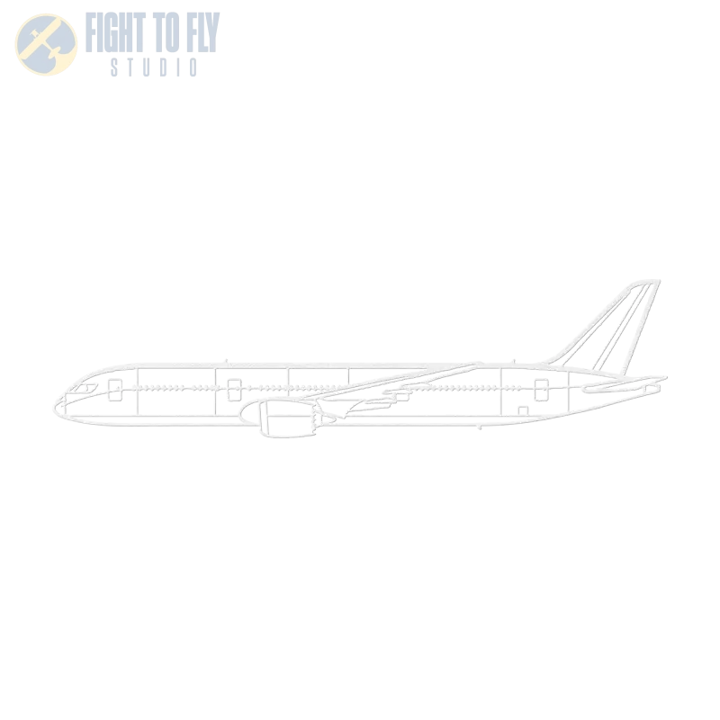 787 Die Cut Metal Wall Art - Sign - Pilot gifts - WWII warbird t-shirt