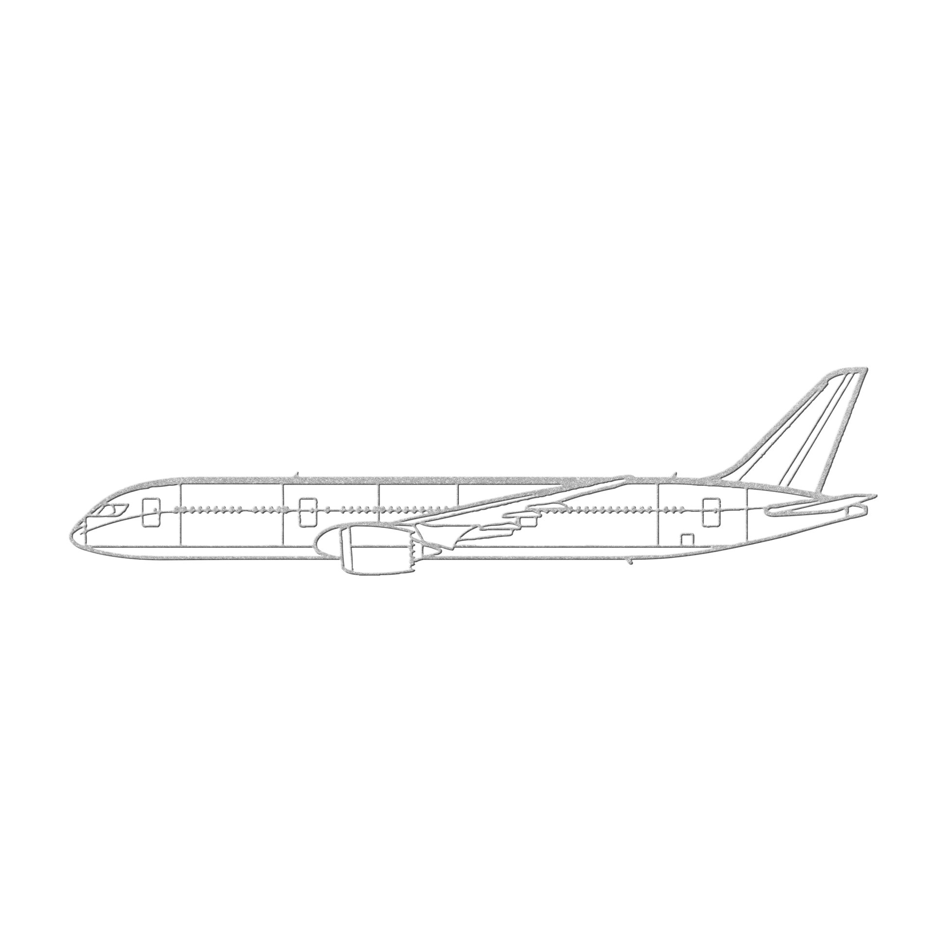 787 Die Cut Metal Wall Art - Sign - Gifts for pilots - Aviation apparel