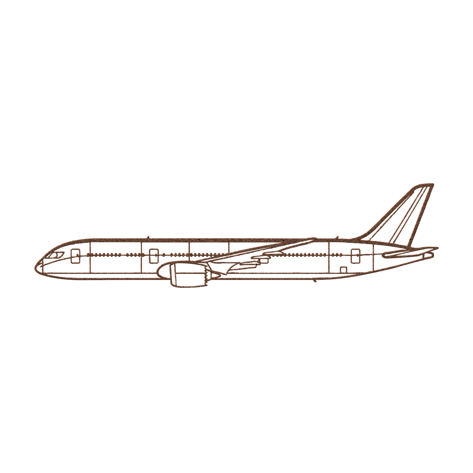 787 Die Cut Metal Wall Art - Sign - Gifts for pilots - Aviation apparel