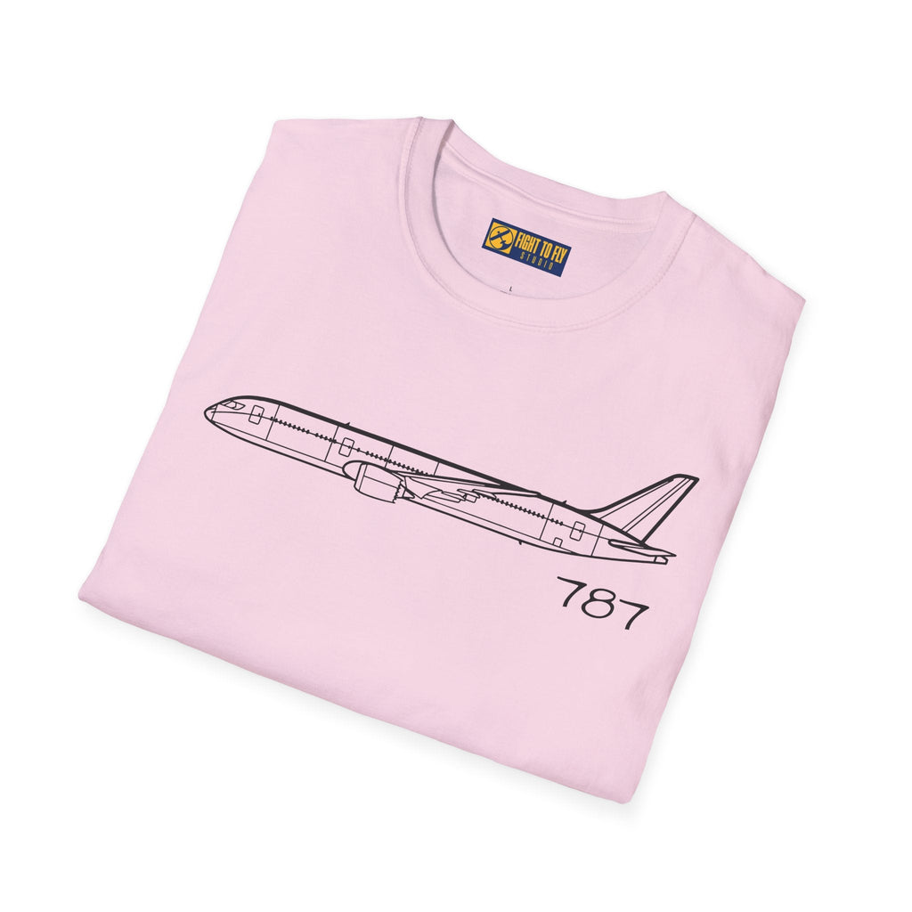 787 T-Shirt – Boeing Long-Haul Airliner Aviation Tee - Gifts for pilots - apparel