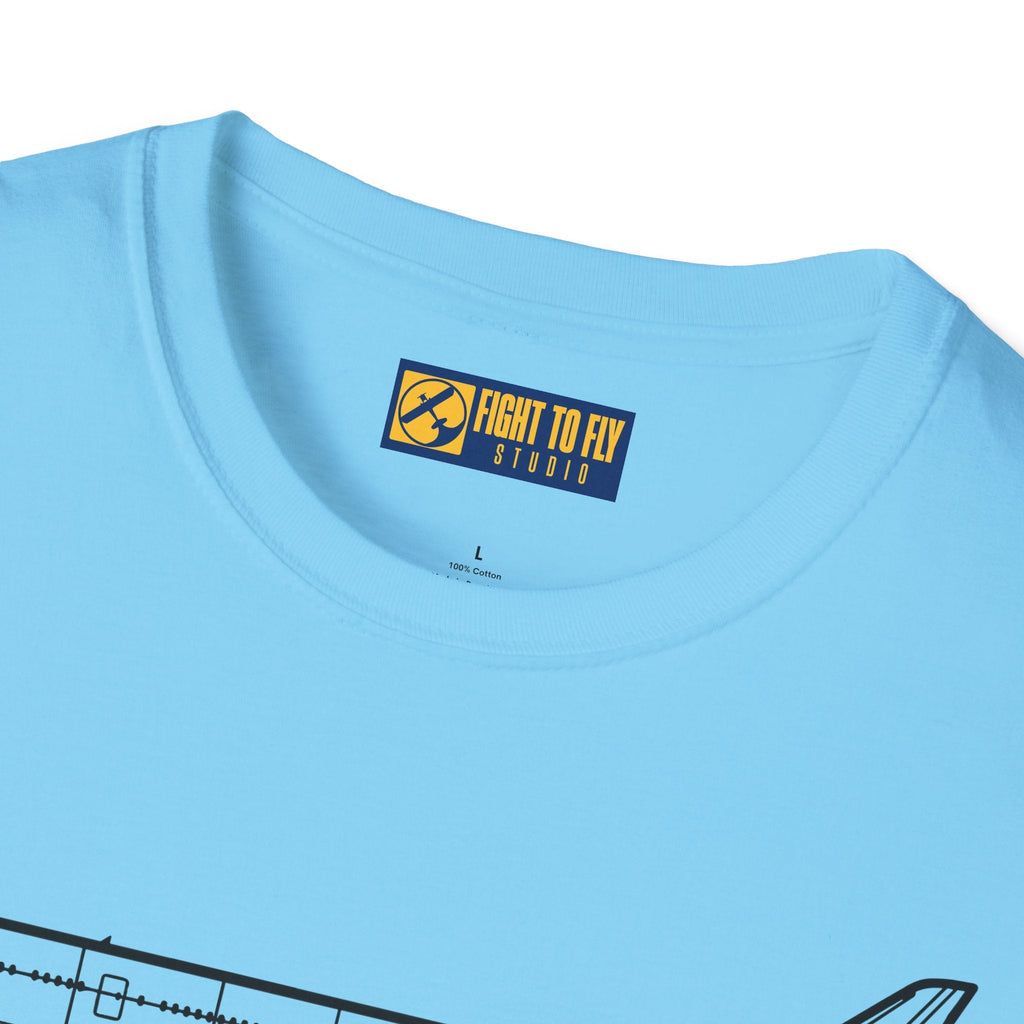 787 T-Shirt – Boeing Long-Haul Airliner Aviation Tee - Gifts for pilots - apparel