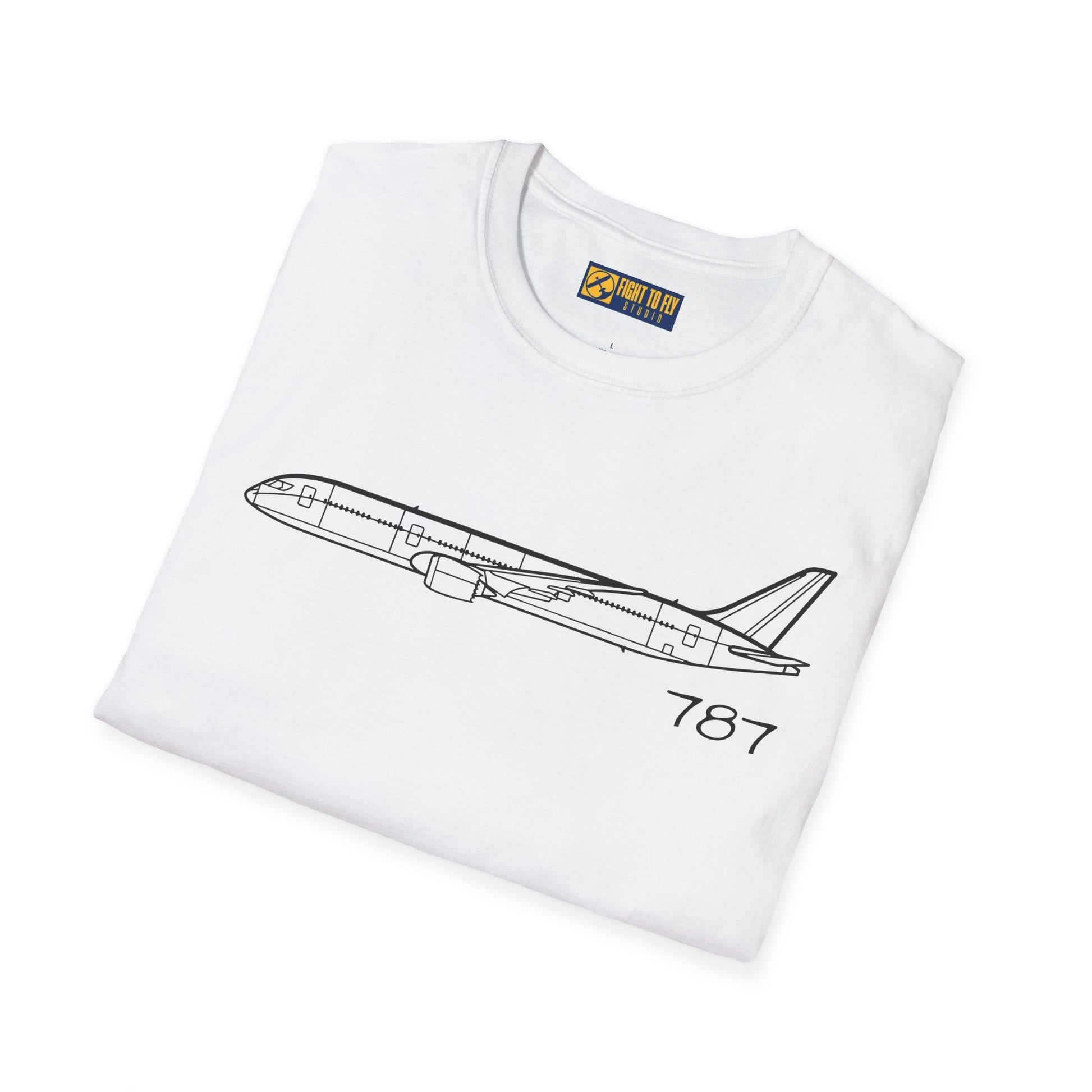 787 T-Shirt – Boeing Long-Haul Airliner Aviation Tee - Gifts for pilots - apparel