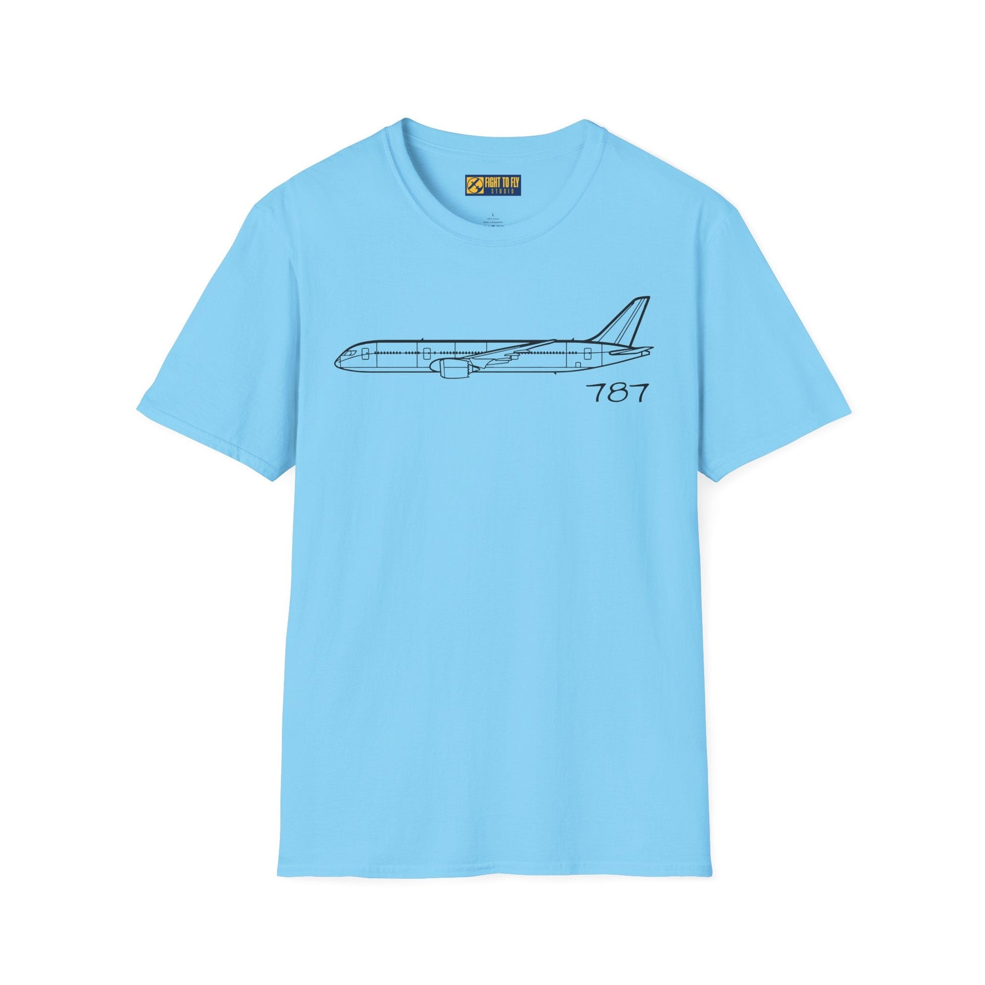787 T-Shirt – Boeing Long-Haul Airliner Aviation Tee - Gifts for pilots - apparel