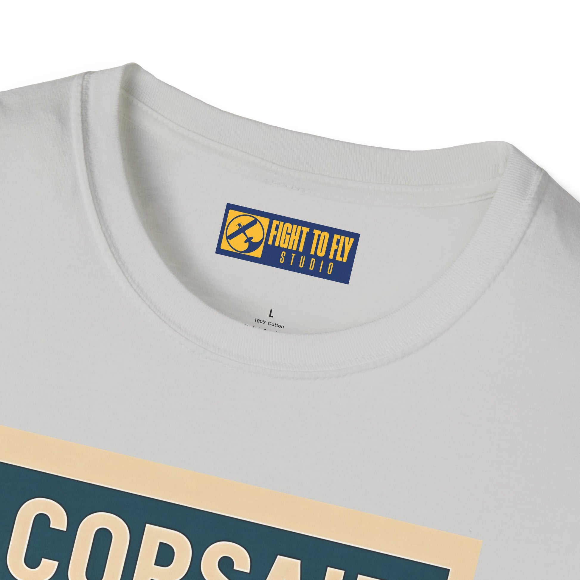 F4U Corsair Premium T-Shirt – Bent-Wing Fighter Full Graphic WWII Aviation Tee - Pilot gifts - warbird t-shirt