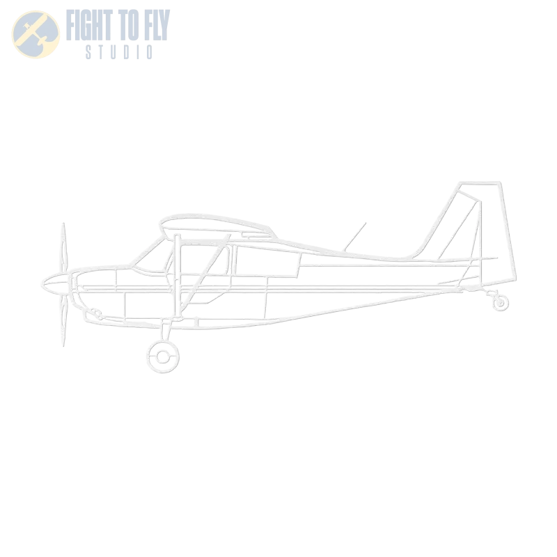 7KCAB Die Cut Metal Wall Art - Sign - Pilot gifts - WWII warbird t-shirt