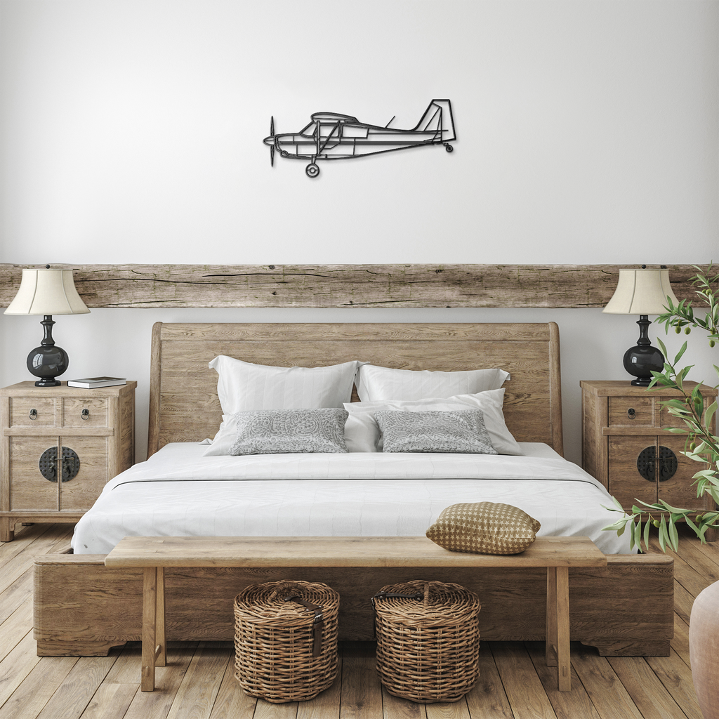 7KCAB Die Cut Metal Wall Art - Sign - Gifts for pilots - Aviation apparel