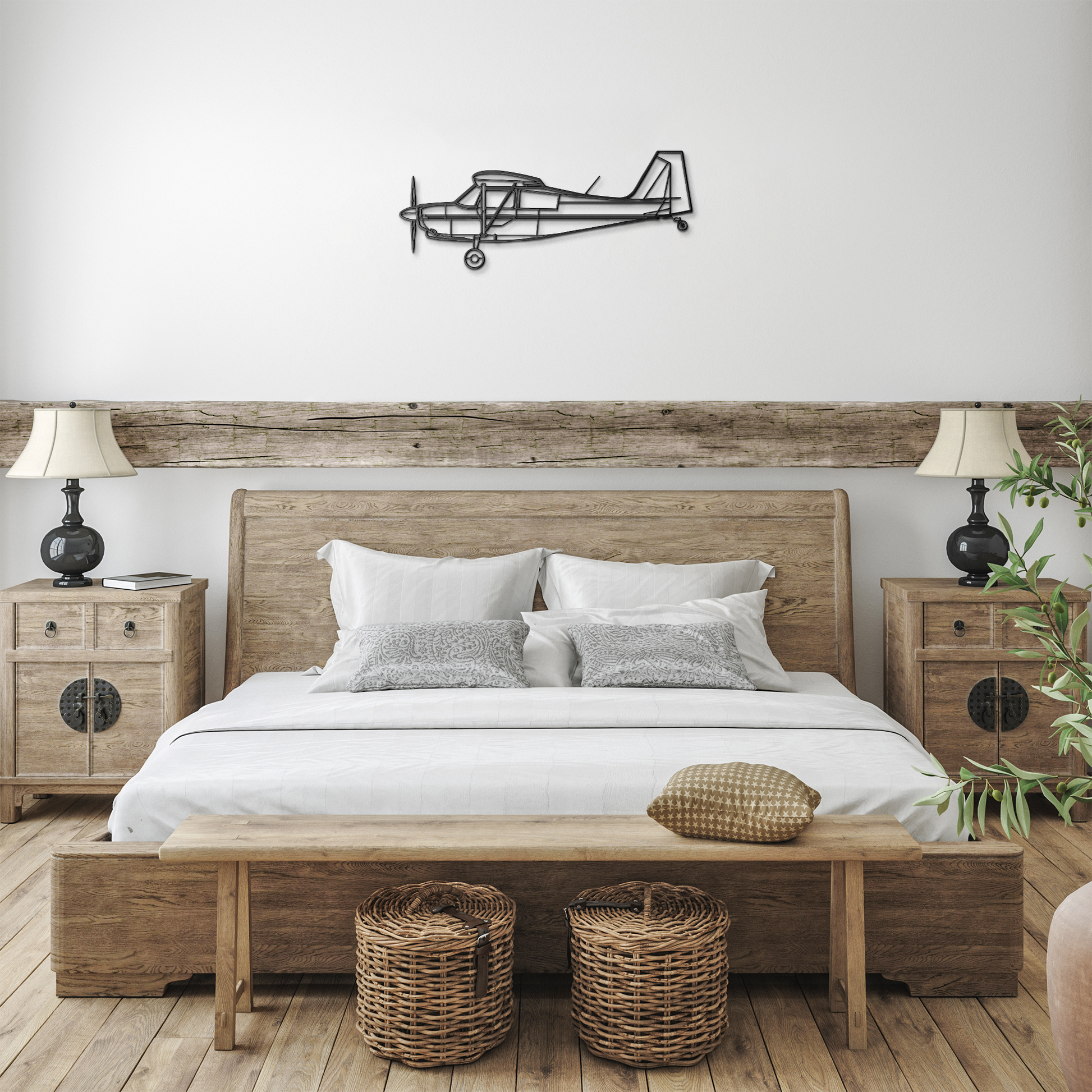 7KCAB Die Cut Metal Wall Art - Sign - Gifts for pilots - Aviation apparel