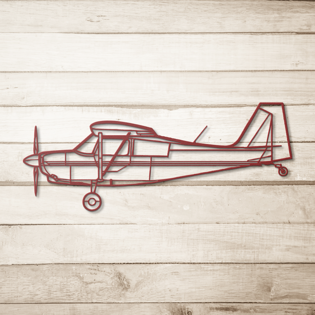 7KCAB Die Cut Metal Wall Art - Sign - Gifts for pilots - Aviation apparel