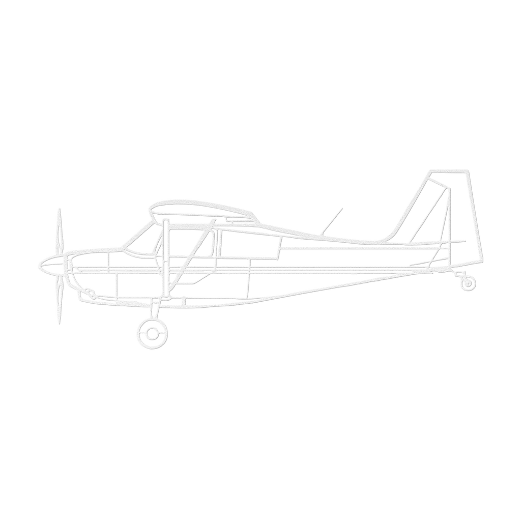 7KCAB Die Cut Metal Wall Art - Sign - Gifts for pilots - Aviation apparel
