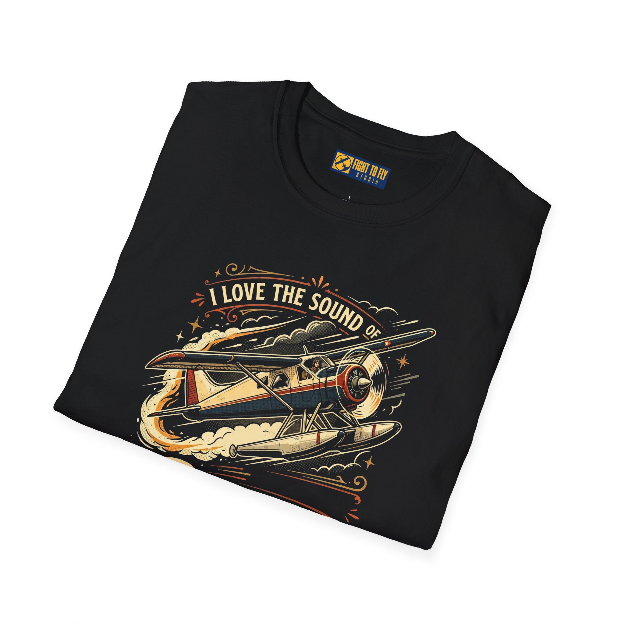 I Love the Sound of Round Engines Classic Flight Tee