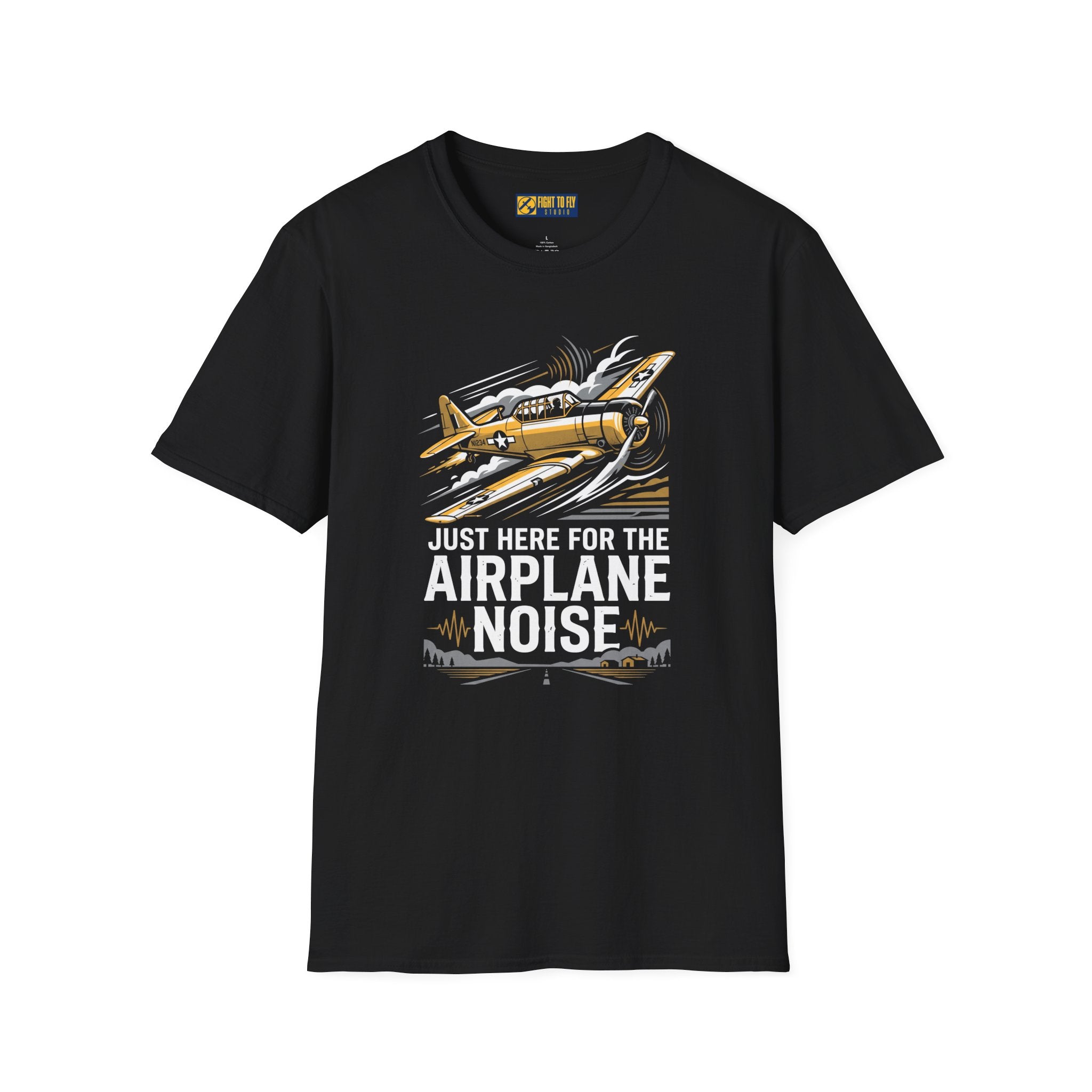 Just Here for the Airplane Noise Tee