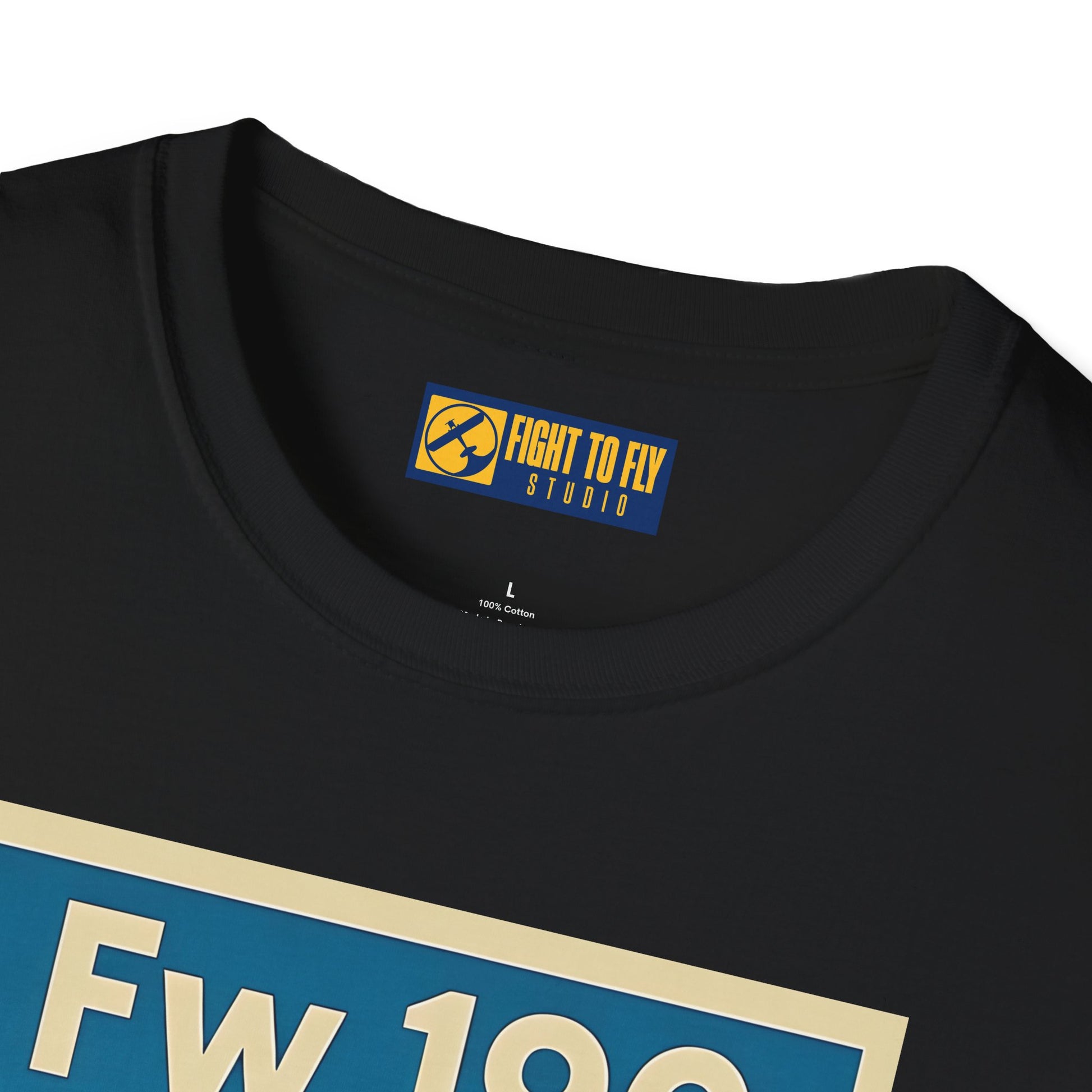 Fw 190 Premium T-Shirt – Focke-Wulf Fighter Full Graphic WWII Aviation Tee - Pilot gifts - warbird t-shirt