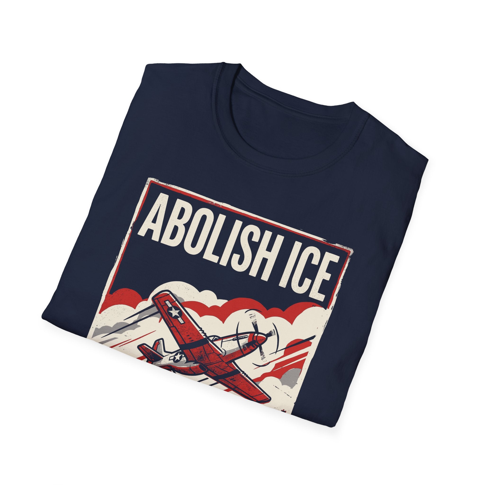 Abolish ICE WWII Warbirds Red Skies T-Shirt