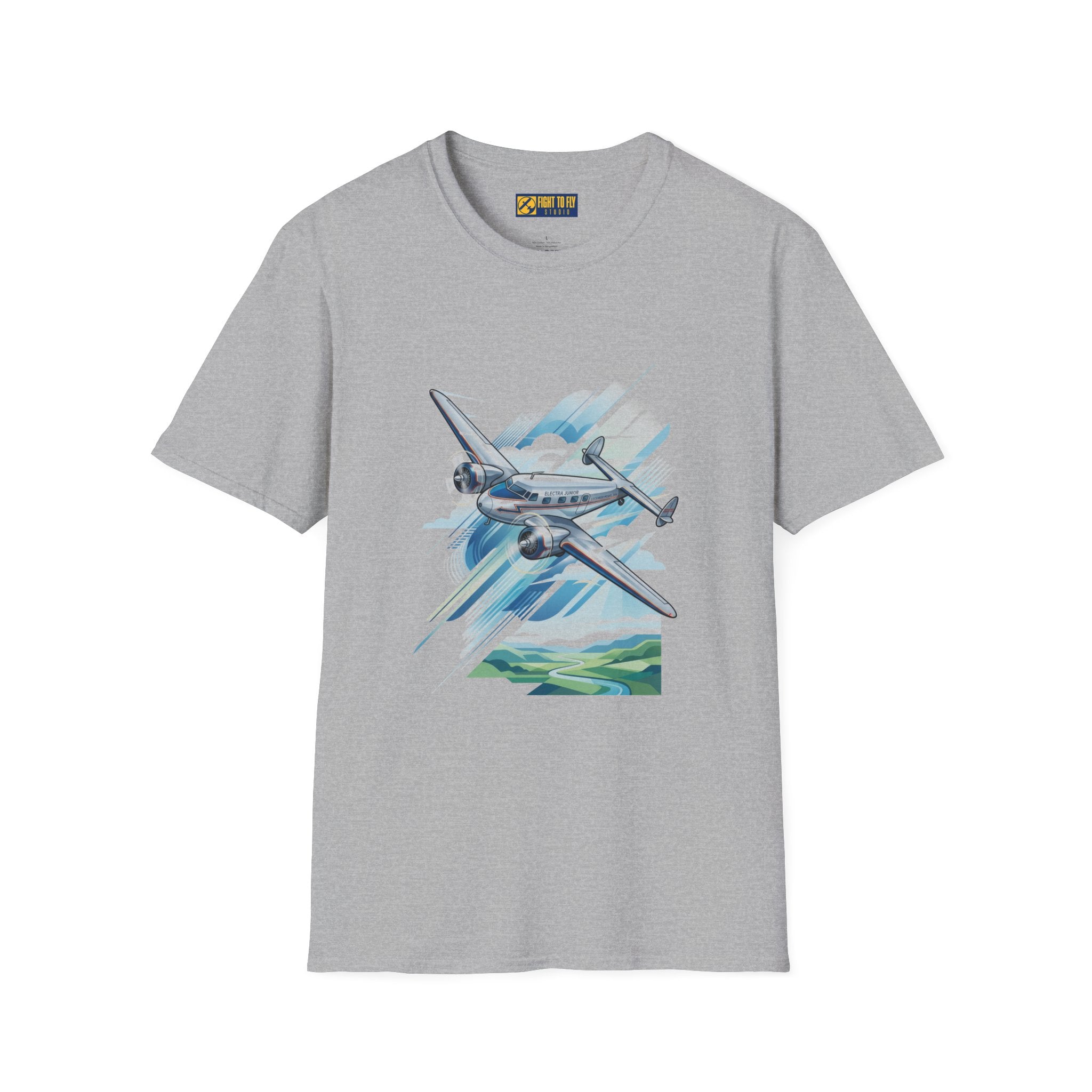 Lockheed Electra Jr Vintage Aircraft T-Shirt