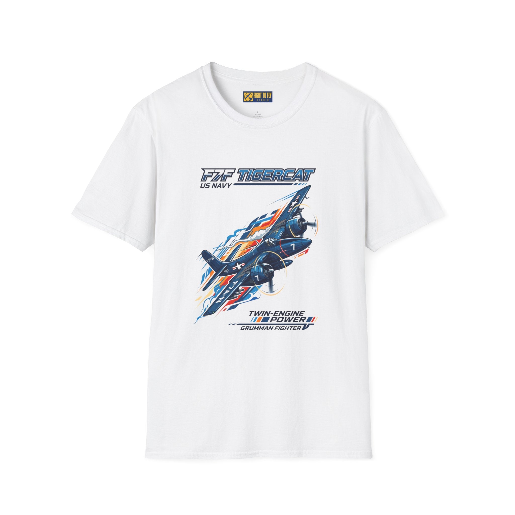 F7F Tigercat Twin-Engine Power T-Shirt