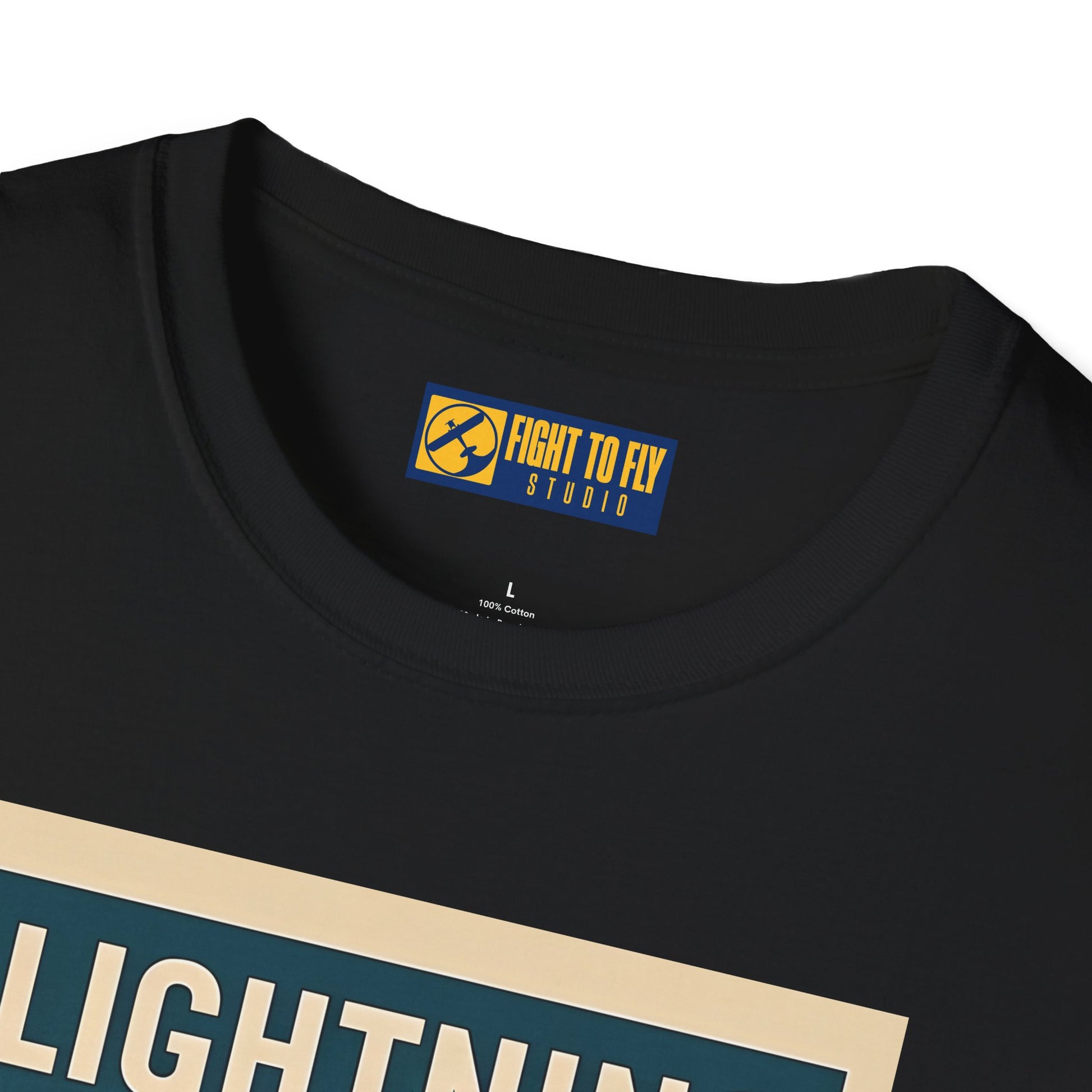 Lightning Premium T-Shirt – Twin-Boom Fighter Full Graphic WWII Aviation Tee - Pilot gifts - warbird t-shirt