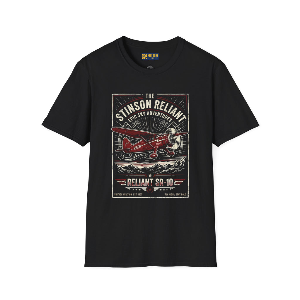 Stinson Reliant SR-10 Epic Sky Adventure T-Shirt