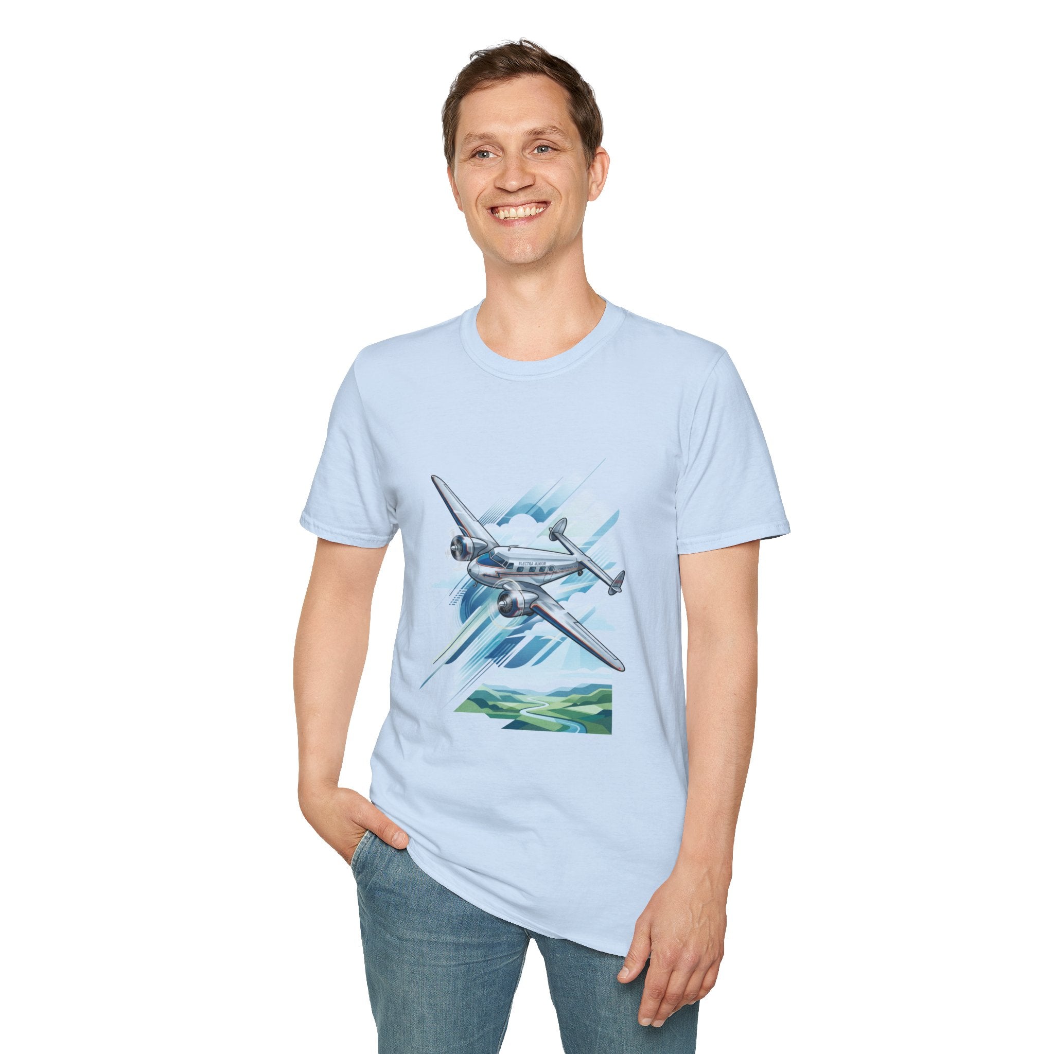 Lockheed Electra Jr Vintage Aircraft T-Shirt