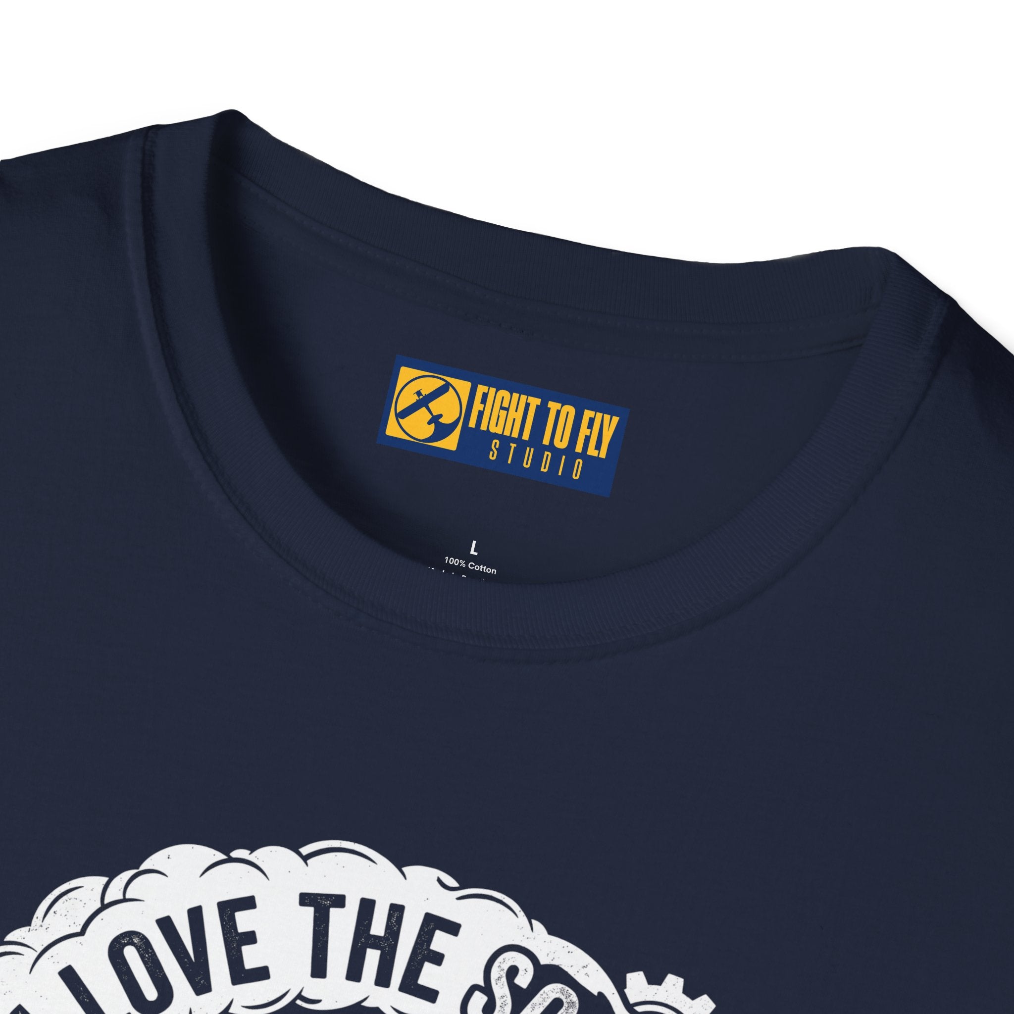 I Love the Sound of Round Engines Retro Aviation Tee