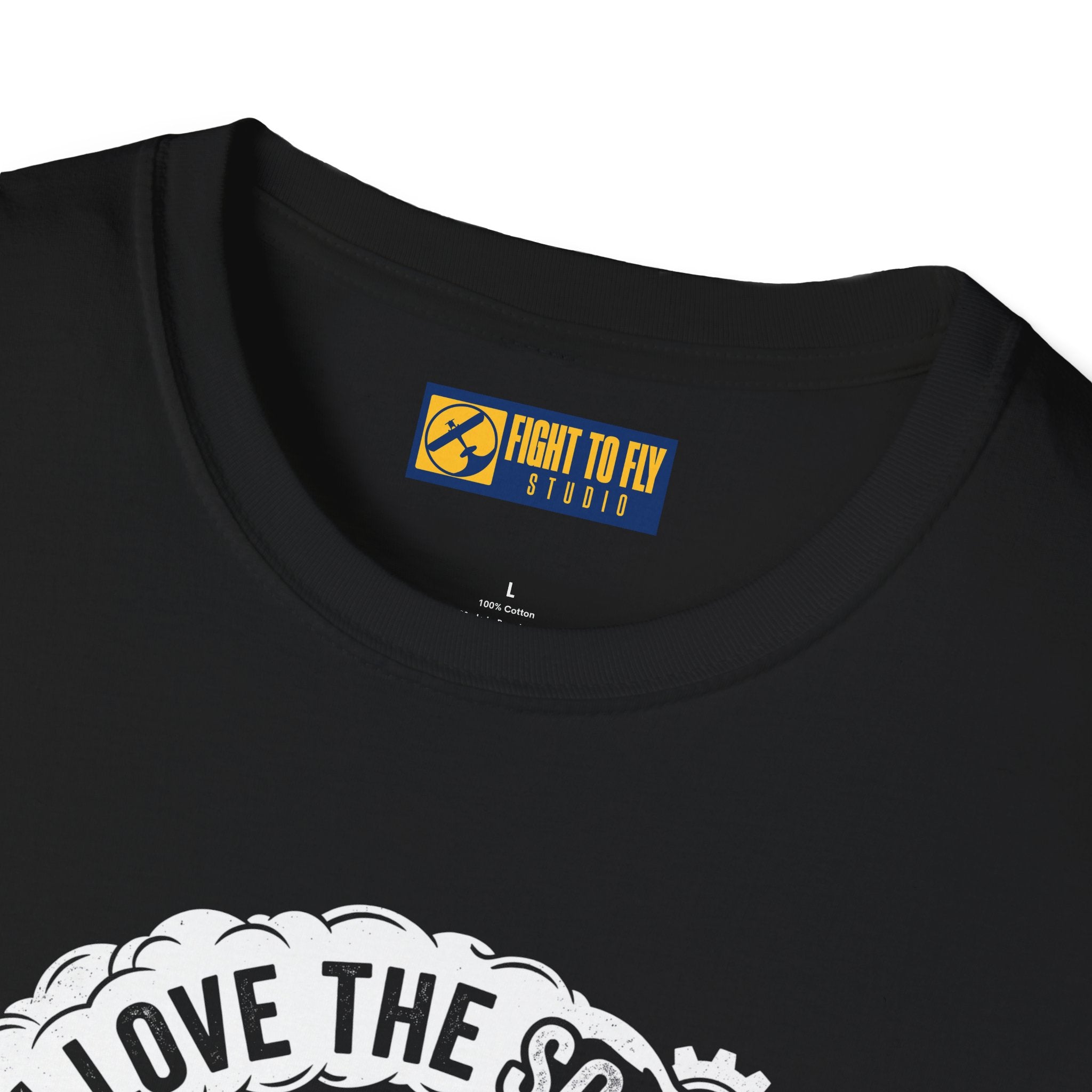 I Love the Sound of Round Engines Retro Aviation Tee