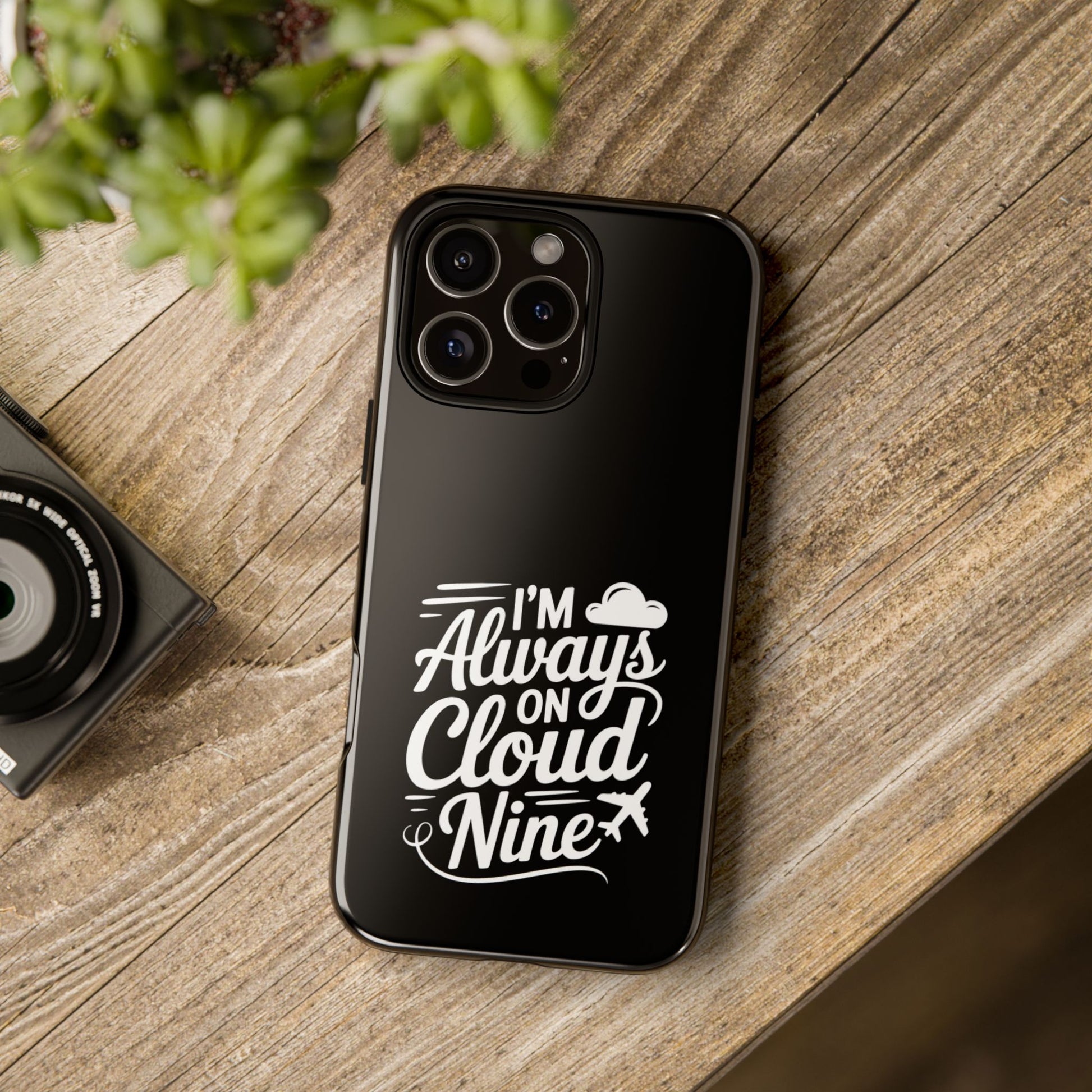 Always on Cloud Nine Phone Case | Cute Phone Cover, Travel Gift, Adventure Accessory, Motivational Case, Gift for Dreamers