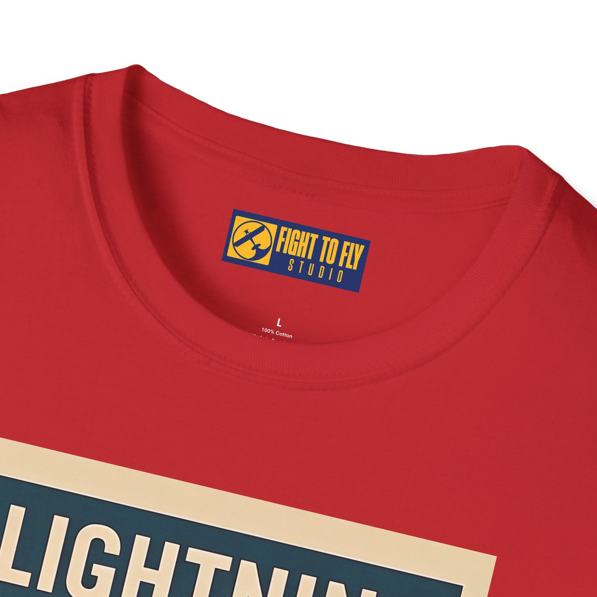 Lightning Premium T-Shirt – Twin-Boom Fighter Full Graphic WWII Aviation Tee - Pilot gifts - warbird t-shirt