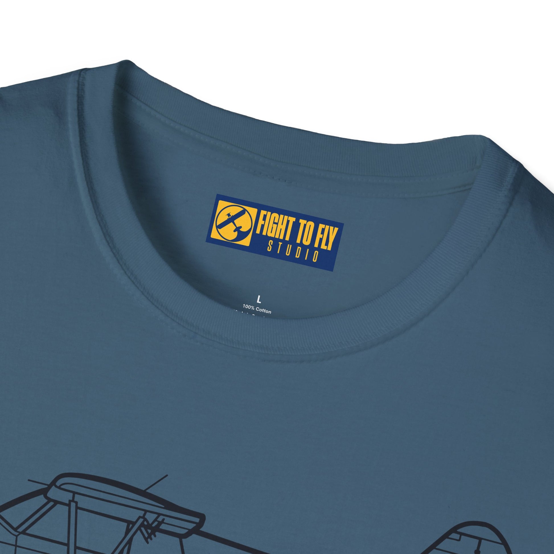 Husky A-1C T-Shirt – A-1C Taildragger STOL Aircraft Aviation Tee