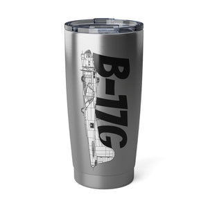 B-17G Flying Fortress Tumbler – WWII Heavy Bomber Profile Design - Mug - Gifts for pilots - Aviation apparel