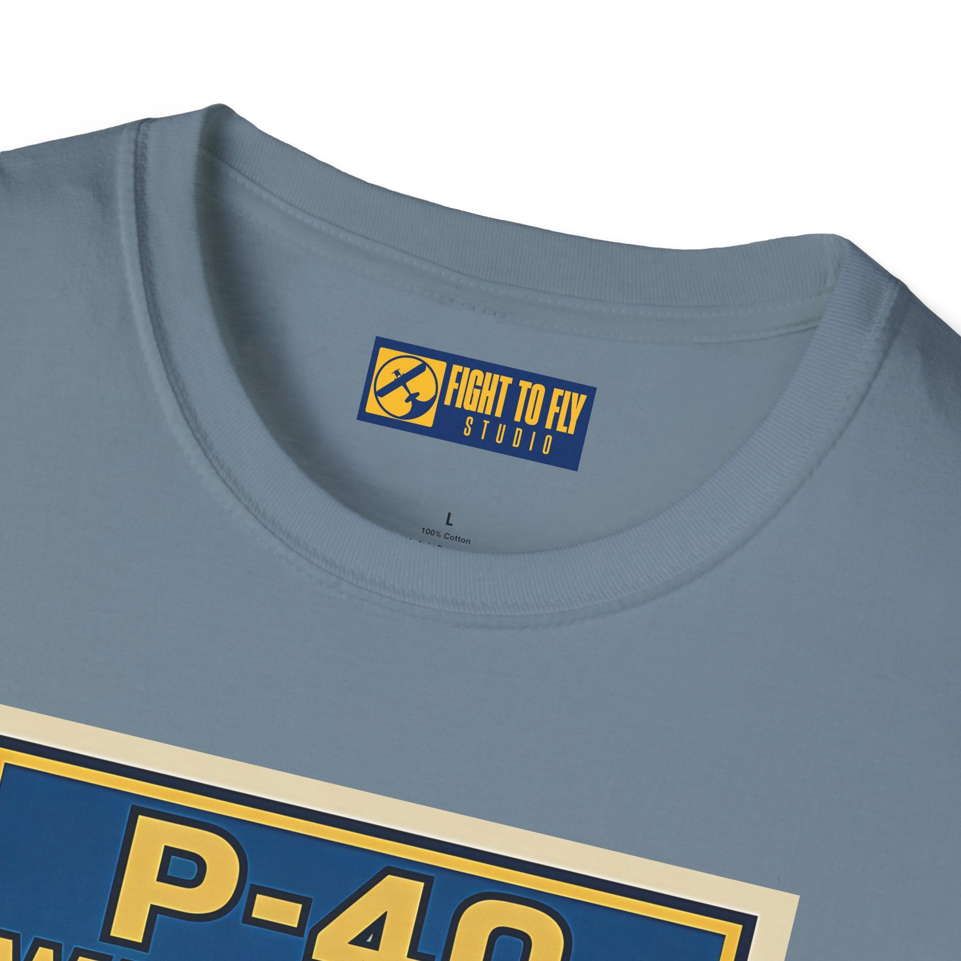 P-40 Premium T-Shirt – Iconic WWII Fighter Full Graphic Aviation Tee - Pilot gifts - warbird t-shirt