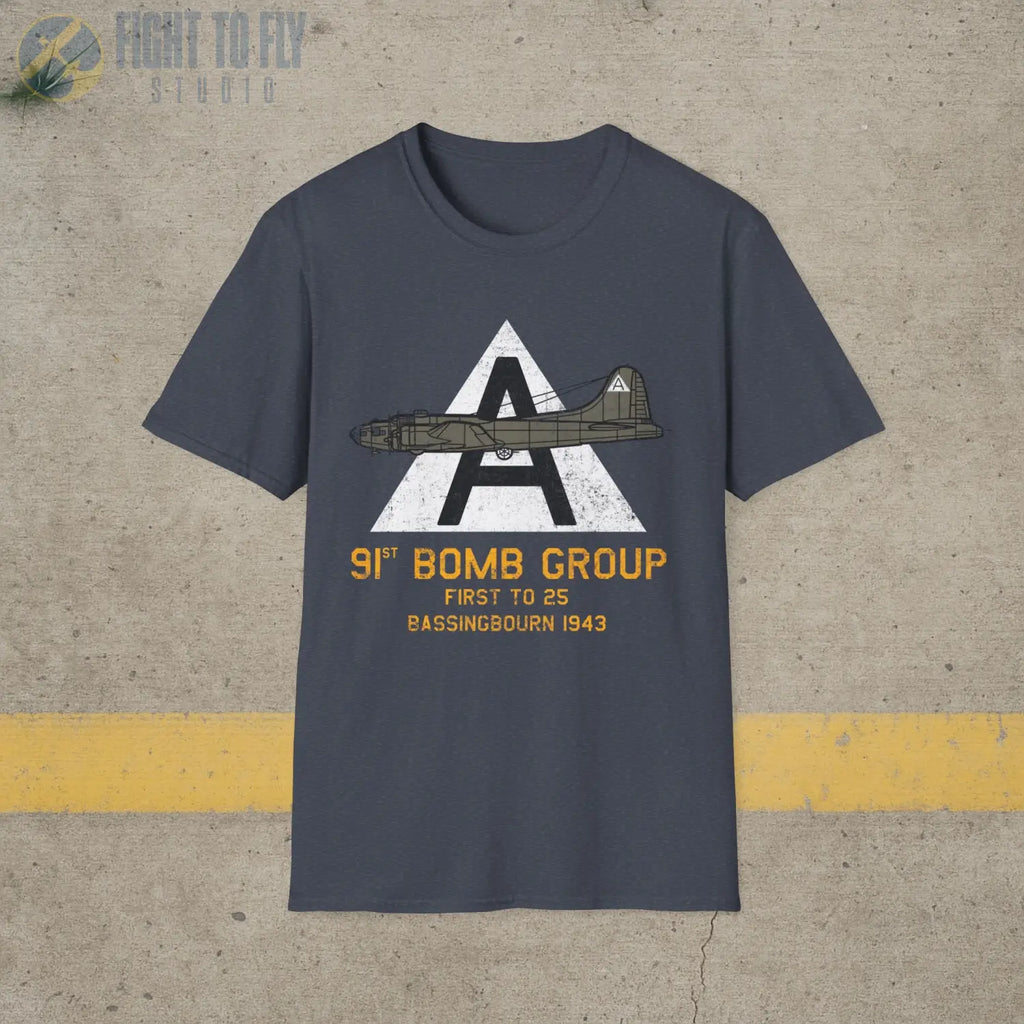 91st Bomb Group “Ragged Irregulars” WWII T-Shirt - Pilot gifts - warbird t-shirt