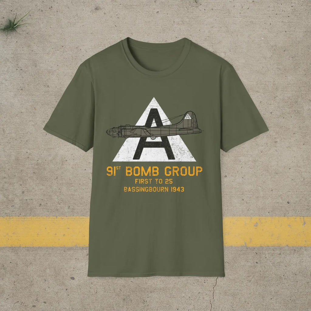 91st Bomb Group “Ragged Irregulars” WWII T-Shirt - Pilot gifts - warbird t-shirt