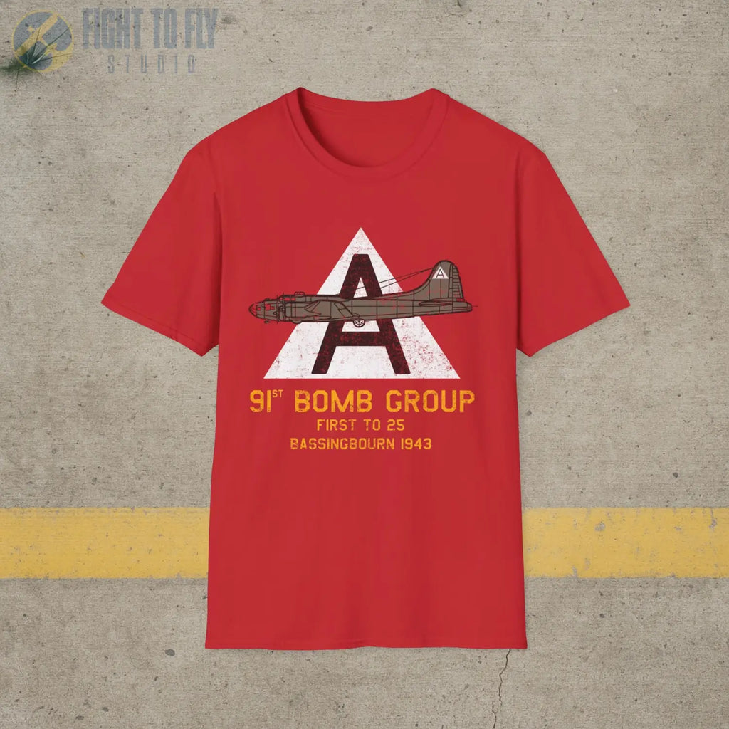 91st Bomb Group “Ragged Irregulars” WWII T-Shirt - Pilot gifts - warbird t-shirt