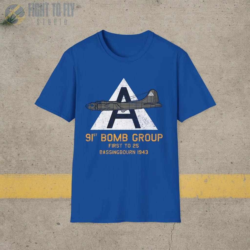 91st Bomb Group “Ragged Irregulars” WWII T-Shirt - Pilot gifts - warbird t-shirt