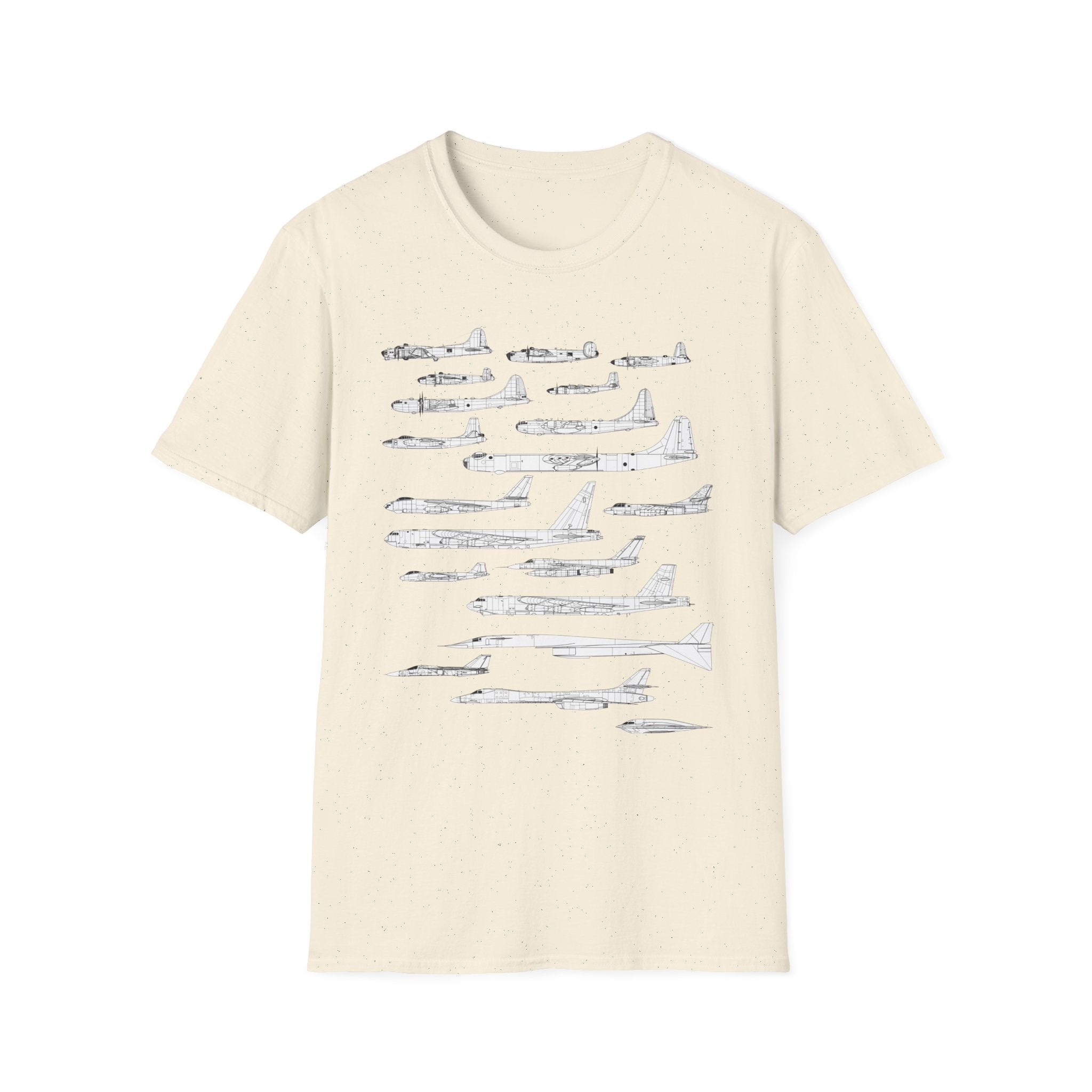 Lineage of USAF Bombers Evolution Tee
