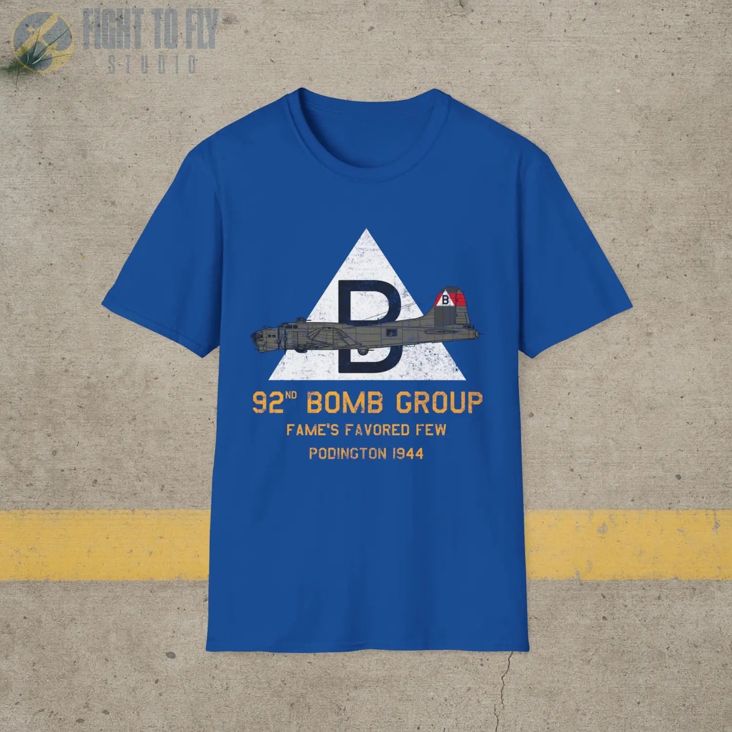 92nd Bomb Group “Fame’s Favored Few” WWII T-Shirt - Pilot gifts - warbird t-shirt