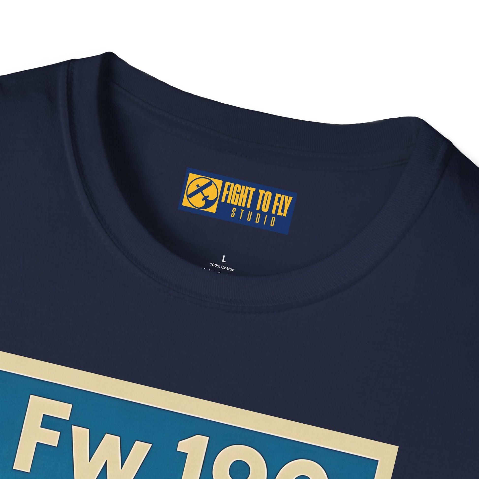 Fw 190 Premium T-Shirt – Focke-Wulf Fighter Full Graphic WWII Aviation Tee - Pilot gifts - warbird t-shirt